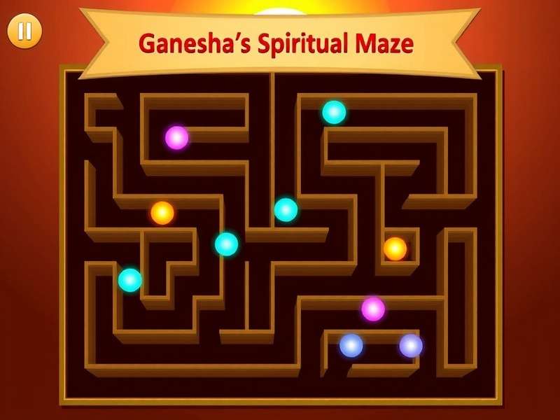 Ganesha's Spiritual Maze Game Screenshot